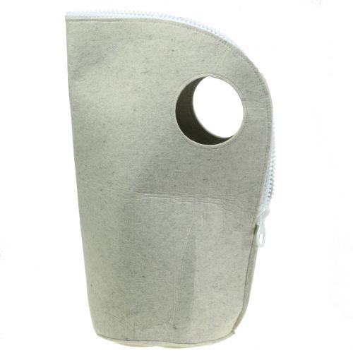 Floristik24 Torba filcowa szara W58cm