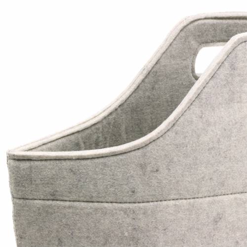 Floristik24 Torebka filcowa szara 43cm x 20cm x 42cm