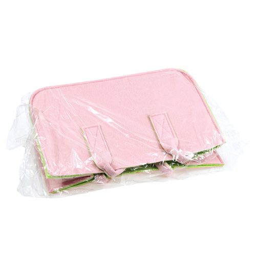 Floristik24 Woreczki filcowe jasnoróżowe 40cm x 25cm x 20cm