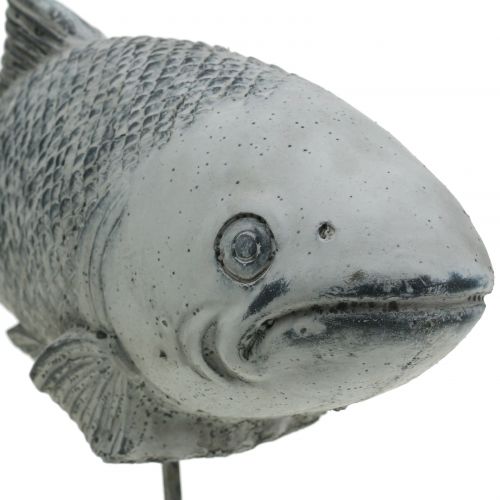 Produkt Figura ogrodowa ryba na stojaku H20cm