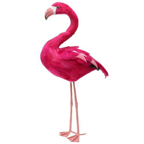 Floristik24 Ptak dekoracyjny Flamingo różowy H46cm