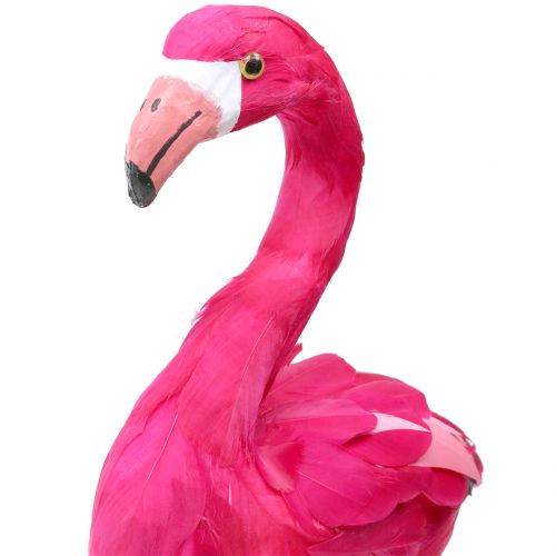 Floristik24 Ptak dekoracyjny Flamingo różowy H46cm