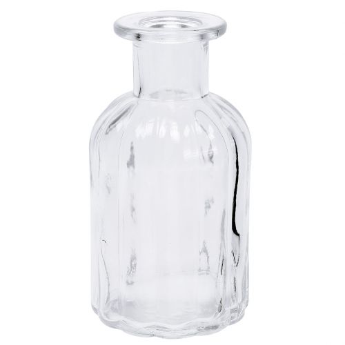 Produkt Dekoracyjny wazon na kwiaty w butelce Ø7,5cm W13,5cm przezroczysty 6 szt