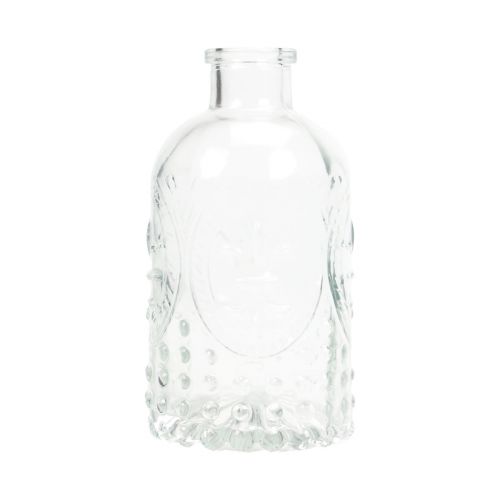 Ozdobne butelki mini wazony szklane świeczniki wys. 12,5cm 6szt