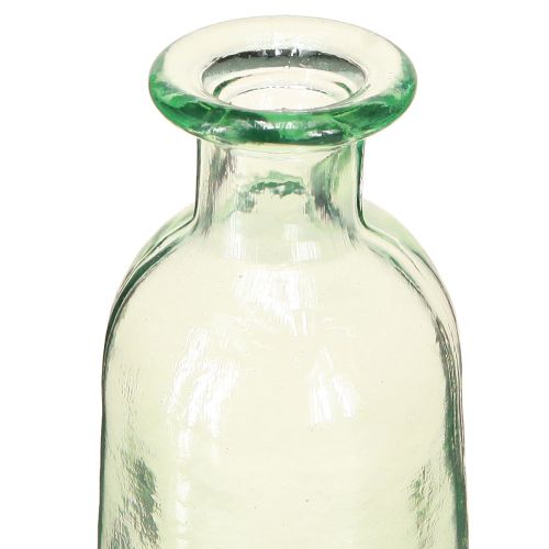 Produkt Wazon dekoracyjny na butelkę szkło przezroczyste/zielone retro Ø6,5cm wys.30cm