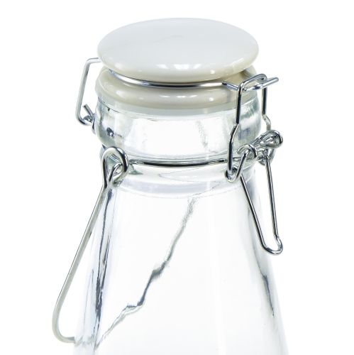 Produkt Dekoracja butelki szklana butelka z zakrętką Ø8cm 24cm