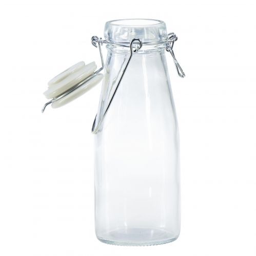 Produkt Dekoracja butelki szklana butelka z zakrętką Ø8cm 24cm
