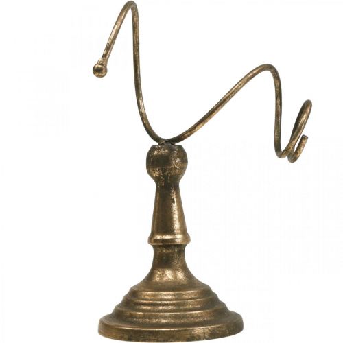 Produkt Uchwyt na butelkę wina, stojak na butelkę, stojak na wino Design Golden H24cm