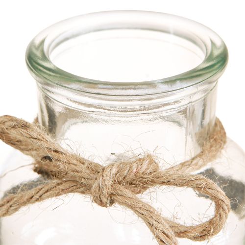 Produkt Butelka Wazon Ozdobne Butelki Szklane Drewniane 23x12x19,5cm 2szt