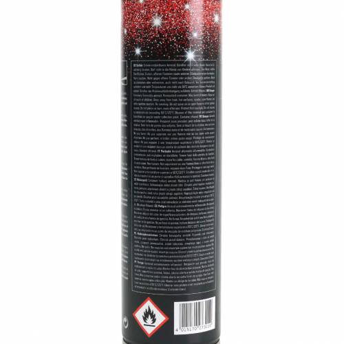 Floristik24 Brokatowy Spray Czerwony 400ml