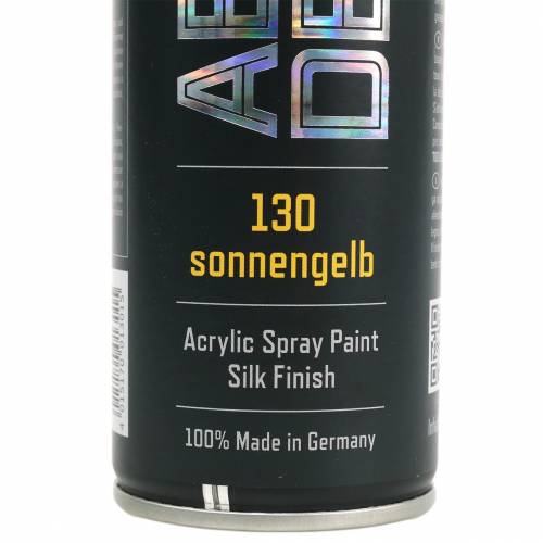 Floristik24 Kolorowy spray jedwabisty matowy słoneczny żółty 400ml