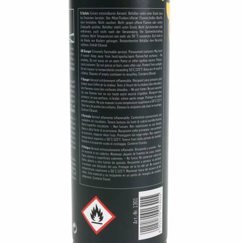 Floristik24 Kolorowy spray jedwabisty matowy słoneczny żółty 400ml