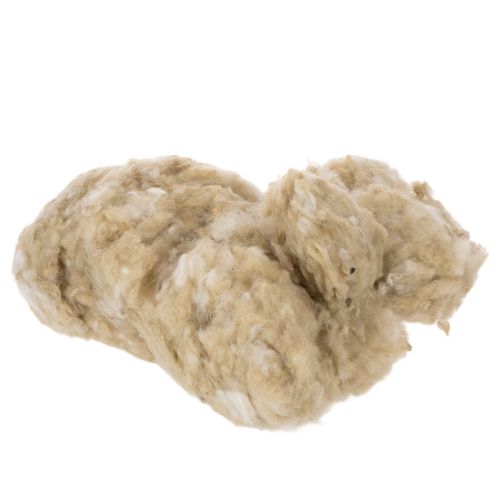 Naturalna beżowa wełna owcza, luzem, do prac rękodzielniczych i dekoracji, 250g kupić | Floristik24.pl