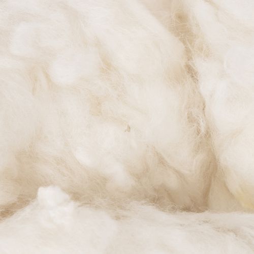 Luźna wełna owcza, wełna naturalna, biały melanż, uniwersalny, 250g | Floristik24.pl