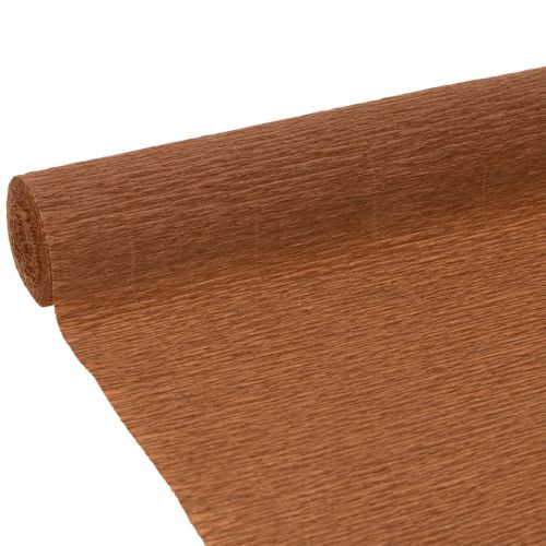 Papier krepowy florystyczny, brązowy, rolka o szerokości 50 cm kupić | Floristik24.pl