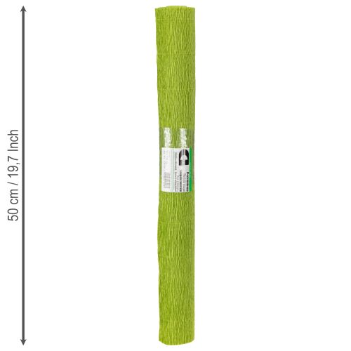Produkt Bibuła florystyczna krepa florystyczna zielona trawiasta 50×250cm 5 szt.