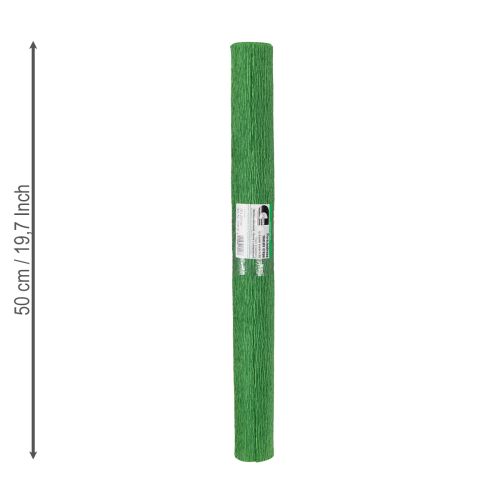 Produkt Papier florystyczny krepowy zielony 50x250cm