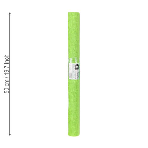 Produkt Papier florystyczny krepowy jasnozielony 50x250cm