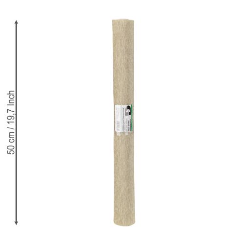 Produkt Bibuła krepa florystyczna natura 50x250cm