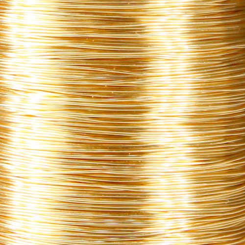 Produkt Drut florystyczny Drut mirtowy Drut dekoracyjny złoty 0,30mm 100g 3 sztuki