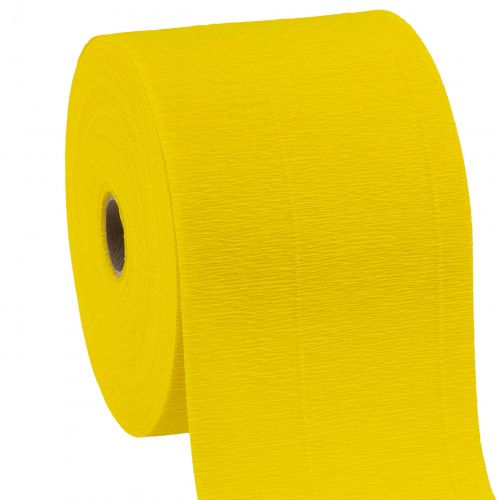 Produkt Krepa kwiatowa żółta szer.10cm gramatura 128g/m2 dł.250cm 2 sztuki