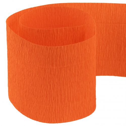 Produkt Kwiat krepa pomarańczowa szer.10cm gramatura 128g/m2 dł.250cm 2szt