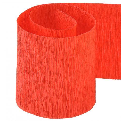 Produkt Krepa kwiatowa czerwona szer.10cm gramatura 128g/m2 dł.250cm 2 sztuki