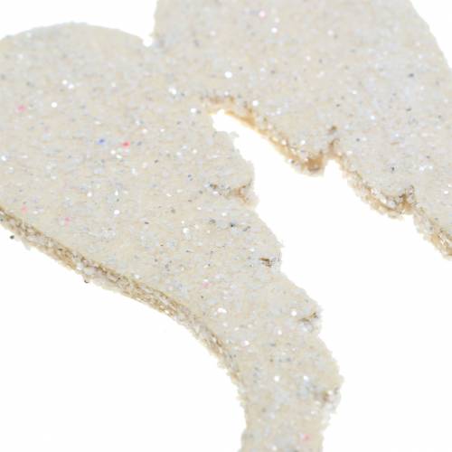 Produkt Scatter Deco Angel Wings Glitter White 5cm 48szt