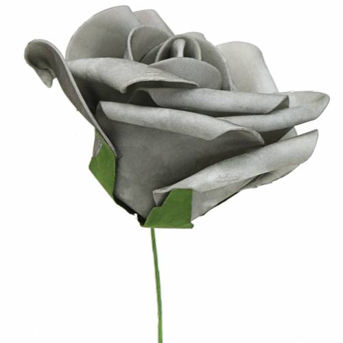 Produkt Róża piankowa Ø6cm szara 27 szt
