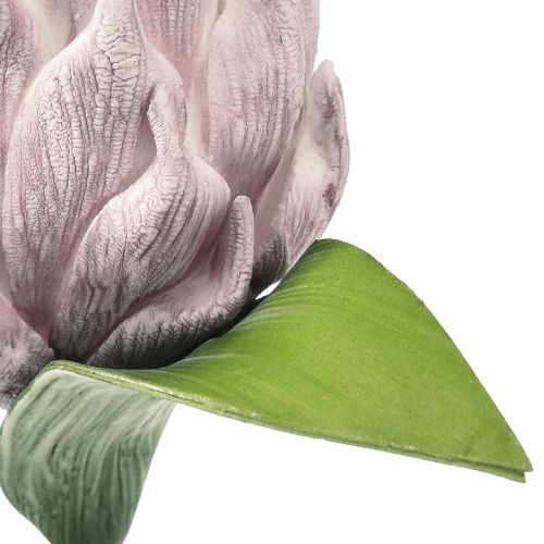 Floristik24 Karczoch piankowy jasnofioletowy 14cm L28cm 1 szt