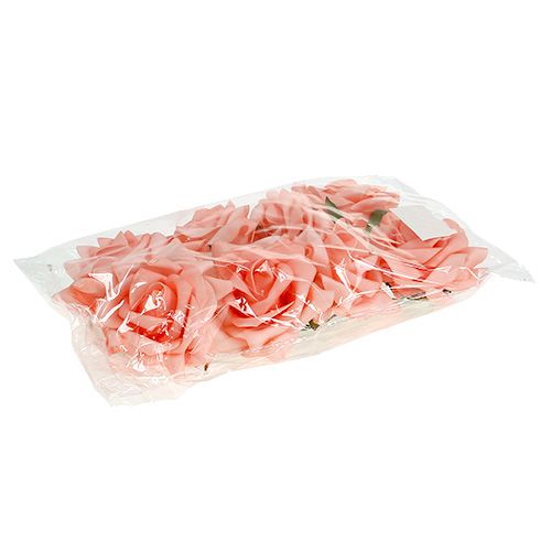 Produkt Róża Piankowa Ø 10cm Łosoś 8 szt