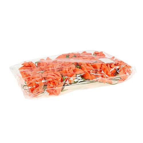 Produkt Róża piankowa Ø7,5cm pomarańczowa 18 szt