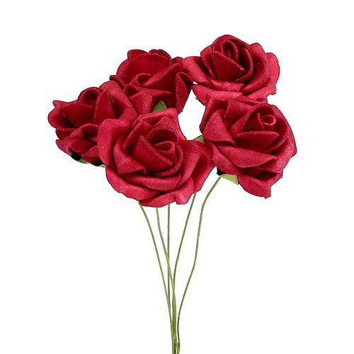 Pianka Róża Czerwona Ø4cm 48szt.