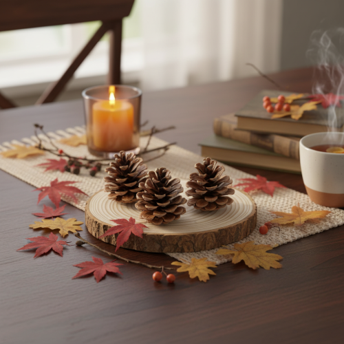 Produkt Szyszki sosnowe czarne, naturalne szyszki ozdobne, szyszki sosnowe, 5-8 cm, 250 g