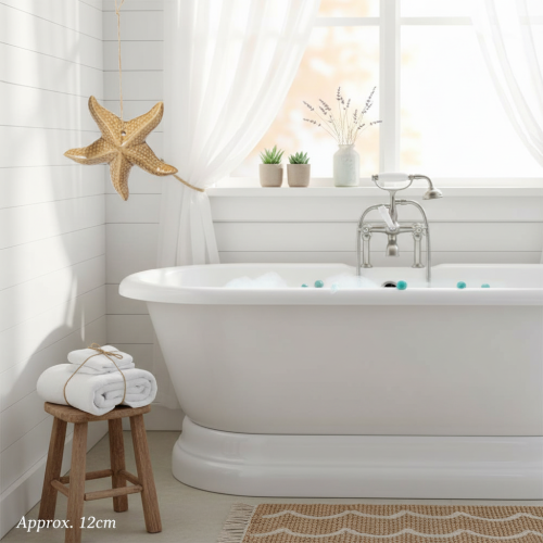 Produkt Ceramiczna dekoracja w kształcie rozgwiazdy do zawieszenia, w morskim stylu, letnia ozdoba do domu, 12 cm, 2 sztuki