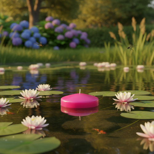 Produkt Pływająca świeca ozdobna do dekoracji stołu wszelkiego rodzaju, 8 cm, 8 sztuk