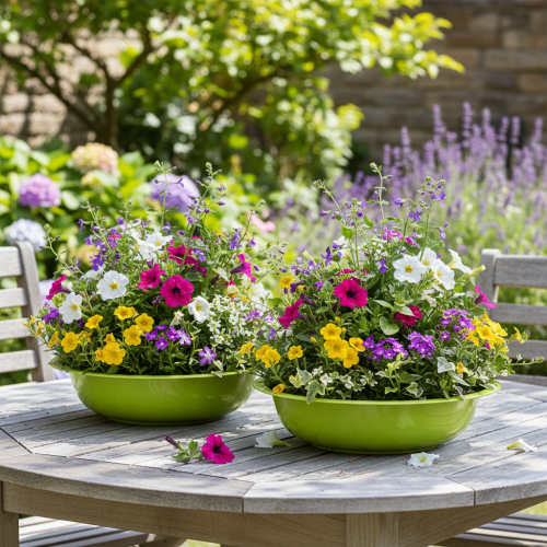 Produkt Taca do sadzenia roślin do atrakcyjnej dekoracji salonu, 29 cm, 2 sztuki