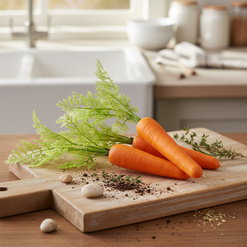 Produkt Marchew dekoracyjna sztuczne warzywa L30cm 3 szt