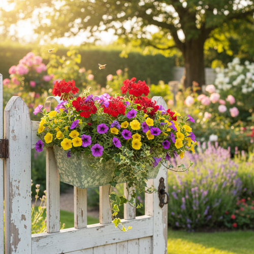 Produkt Skrzynka na kwiaty z uchwytem, balkon, metalowa, 35x15cm, wys. 13cm