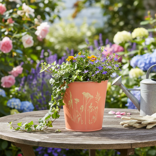 Produkt Doniczka Apricot metalowa Ø11,5cm wys.11,5cm