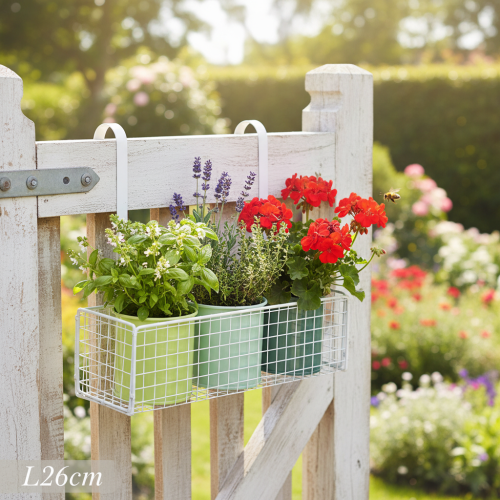 Produkt Doniczka wisząca, dekoracja balkonu, kuchni, dł. 26 cm