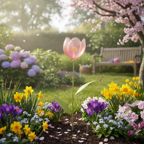 Produkt Palik ogrodowy, ozdobny tulipan, do rabat i kwietników, 94 cm