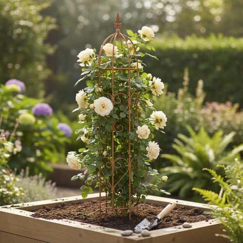 Produkt Kratka ogrodowa, pomoc dla róż i innych roślin pnących, idealna do ogrodu, 108 cm, zestaw 2 szt.