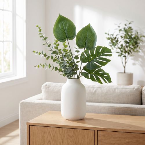 Filodendron sztuczne drzewko przyjaciel sztuczne rośliny zielone 48cm | Floristik24.pl