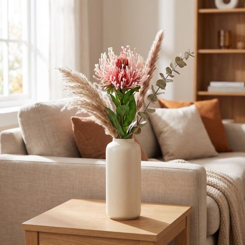 Protea Sztuczny Róż 73cm | Floristik24.pl