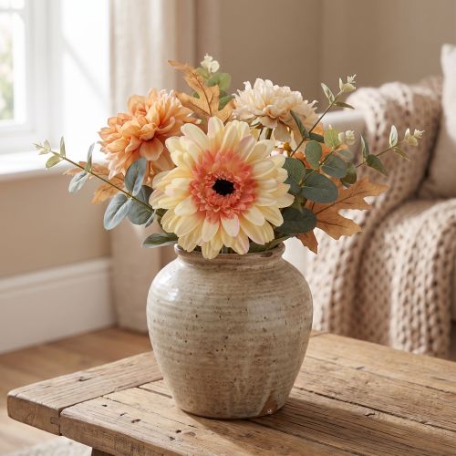 Sztuczny kwiat gerbery sztuczny kwiat moreli Ø11cm dł.50cm | Floristik24.pl