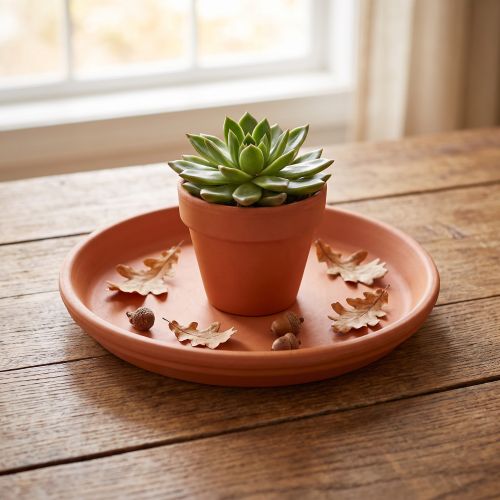 Produkt Podstawka śródziemnomorska, miska ceramiczna terakota Ø10,7cm