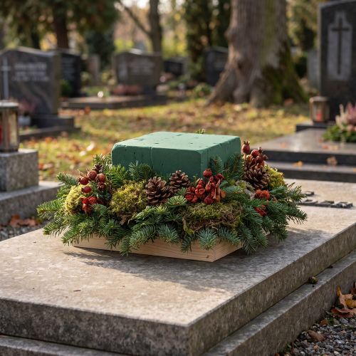 Piankowa kostka florystyczna