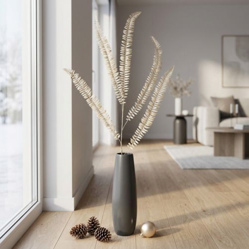 Produkt Sztuczna paproć rozgałęziona biało-kremowa sztuczne rośliny dł. 120 cm