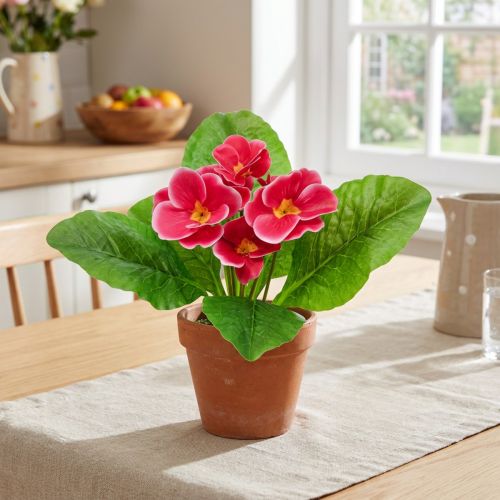 Pierwiosnki sztuczne kwiaty Cowslips Pink W25cm | Floristik24.pl